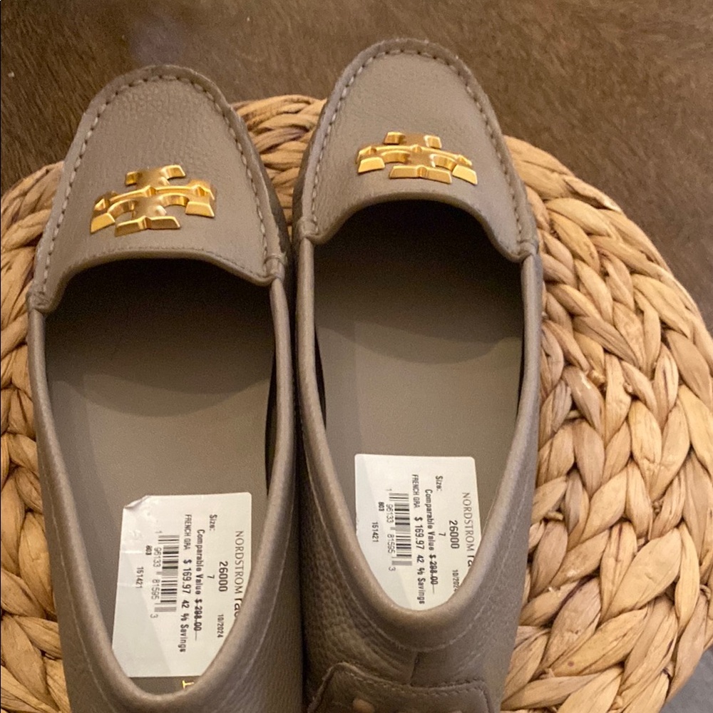 Tory Burch Men's Gray Loafers